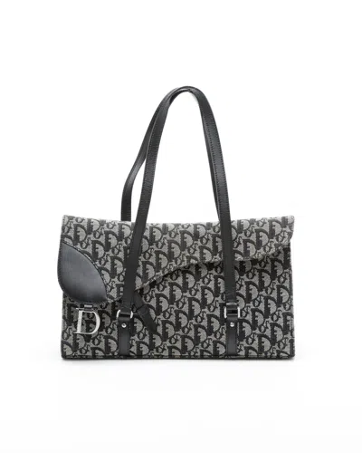 Dior Christian  Trotter Saddle Tote Bag In Pink