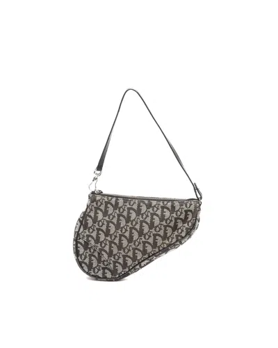 Dior Christian  Trotter Small Saddle Bag In Multi