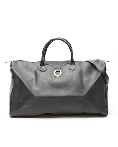 Dior Christian  Trotter Weekend Bag In Animal Print