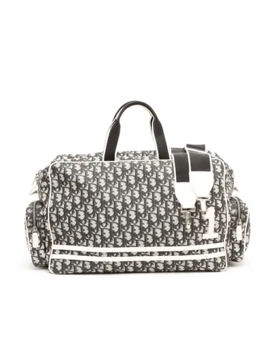 Dior Christian  Trotter Weekend Bag In Multi