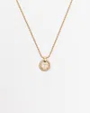 Dior Christian  Twist Ring Logo Necklace