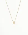 Dior Christian  Twist Ring Logo Necklace
