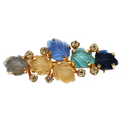 Pre-owned Dior Christian  Vintage 1970 Multicolour Floral Brooch