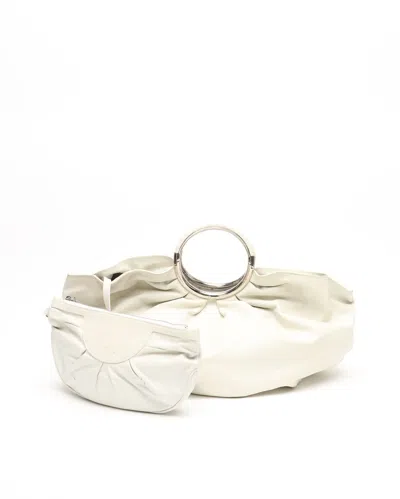 Dior Christian  Vintage Babe Bag In White