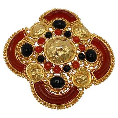Pre-owned Dior Christian  Vintage Byzantine-style Statement Brooch Pendant, 1970 In Multiple