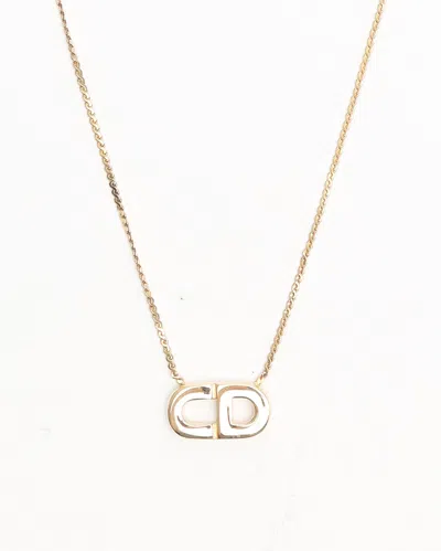 Dior Christian  Vintage Cd Logo Halskette