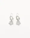 Dior Christian  Vintage Cd Rhinestone Earrings