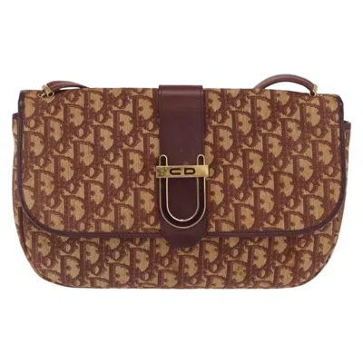 Pre-owned Dior Christian  Vintage Cd Trotter Shoulder Bag Canvas Red Canvas Shoulder Bag Bag ()