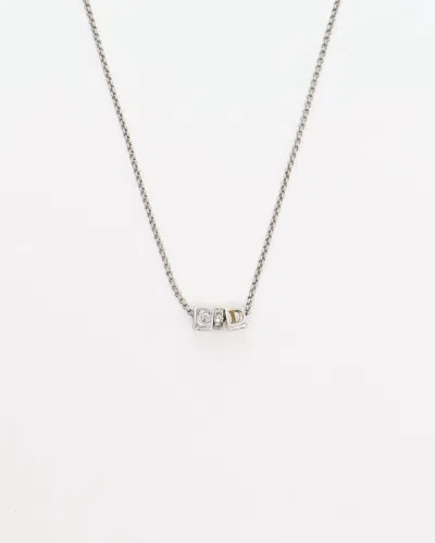 Dior Christian  Vintage Cube Rhinestone Necklace