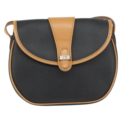 Pre-owned Dior Christian  Vintage Shoulder Bag Canvas Black Canvas Shoulder Bag Bag ()