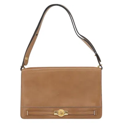 Pre-owned Dior Christian  Vintage Shoulder Bag Leather Brown Leather Shoulder Bag Bag ()