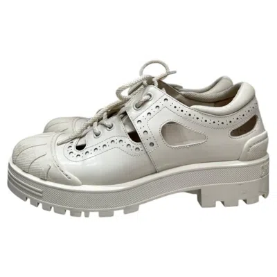 Pre-owned Dior Christian  Walk'n' Star Wedge Sneakers Eu 39 In Gray