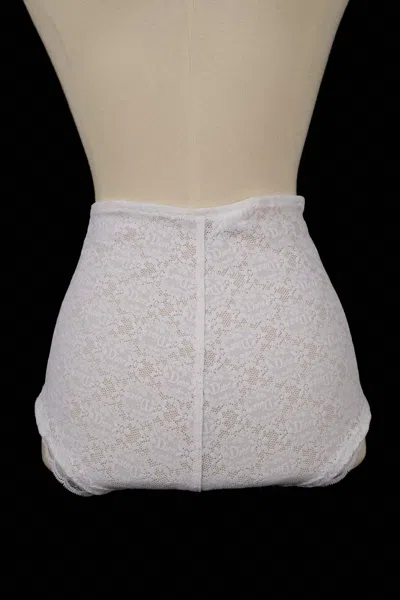 Pre-owned Dior Christian  White Lace Panties