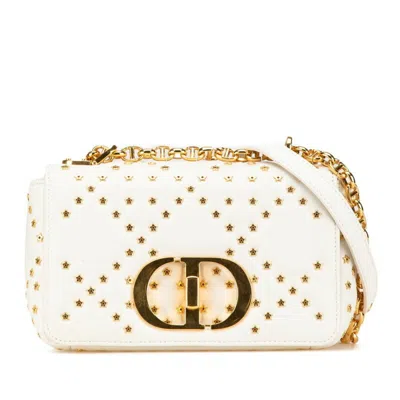 Pre-owned Dior Christian  White Leather Shoulder Bag ()