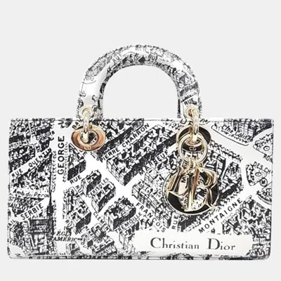 Pre-owned Dior Christian  Lady D-joy Medium M0540 In Black