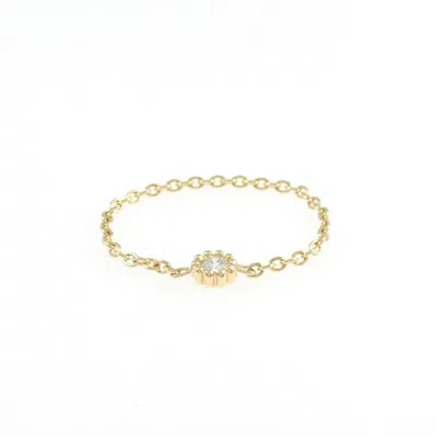 Pre-owned Dior Christian  Yellow Gold Yellow Gold (18k) Band Ring ()