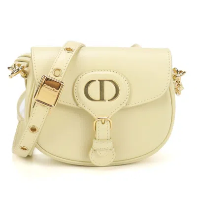Pre-owned Dior Christian  Yellow Leather Shoulder Bag ()
