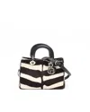 Dior Christian  Zebra Lady  Bag In Multi