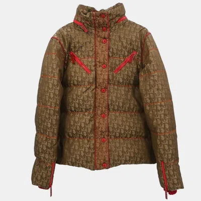 Pre-owned Dior Christian  Zip Up Jacket Brown #38