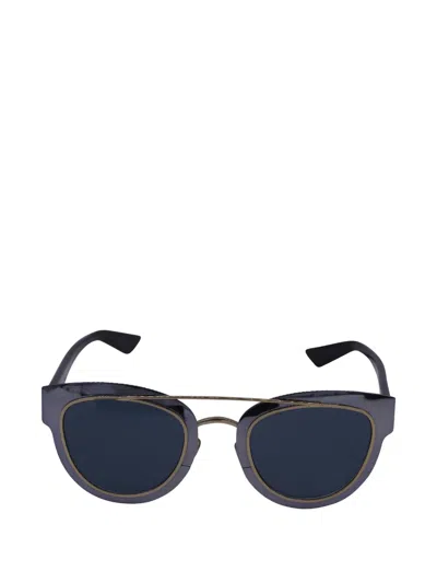 Pre-owned Dior Chromic Cat-eye Sunglasses In Blue