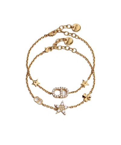 Dior Clair D Lune Bracelet Set In Yellow