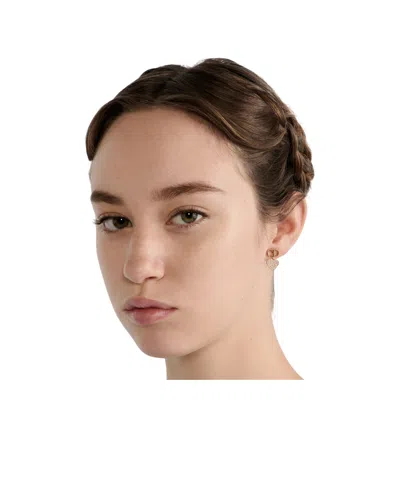 Dior Clair D Lune Earrings In Gold