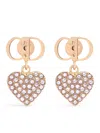 Dior "claire De Lune" Earrings In Gold