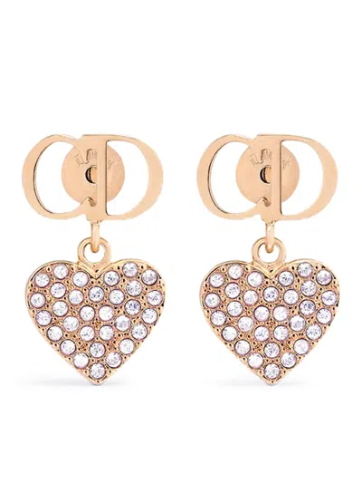 Dior "claire De Lune" Earrings In Gold