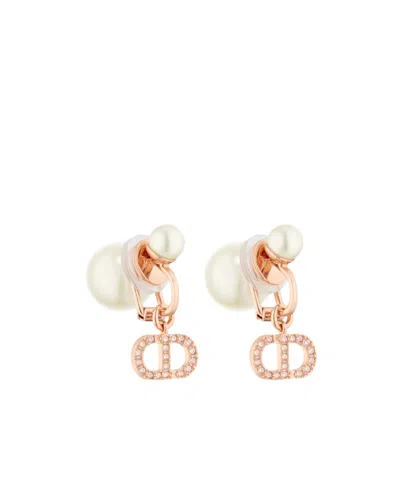 Dior Clip-on Earrings In Yellow