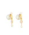 Dior Clip-on Earrings In Yellow