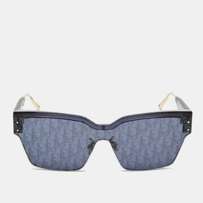 Pre-owned Dior Club 30b8 Shiels Sunglasses In Blue