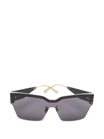Pre-owned Dior Club M4u Geometric Sunglasses In Black