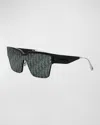 Dior Club M4u Sunglasses In Shiny Black