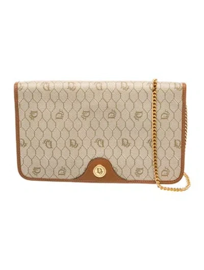 Pre-owned Dior Clutch In Neutrals