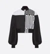 Dior Long-sleeved Casual Jacket In Black