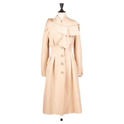 Pre-owned Dior Coat By John Galliano Cruise 2010 In Orange