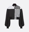 Dior Long-sleeved Casual Jacket In Black