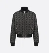 Dior Macrocannage Bomber Jacket In Black