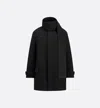 Dior Women Virgin Wool And Cashmere Scarf In Black