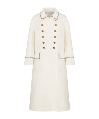Dior Coat In White