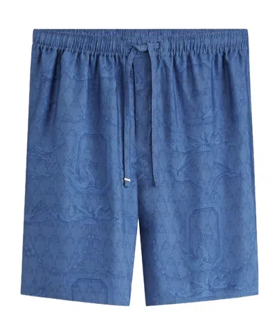 Dior Colibri Shorts In Blue