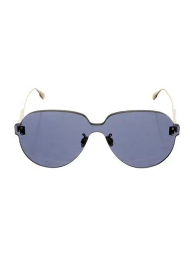 Pre-owned Dior Color Quake 3 Aviator Sunglasses In Blue