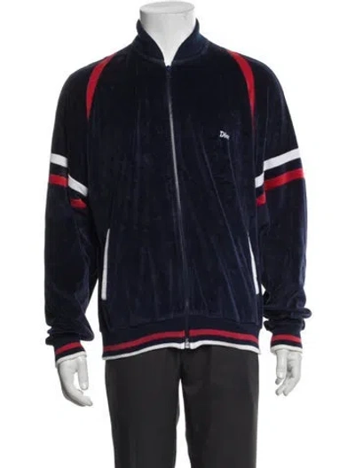 Pre-owned Dior Colorblock Pattern Jacket In Red