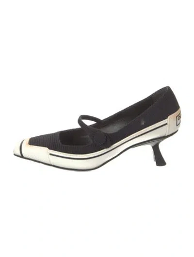 Pre-owned Dior Colorblock Pattern Pumps In Black