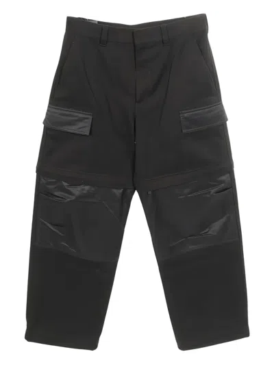 Pre-owned Dior Colour-block Cargo Trousers In Black