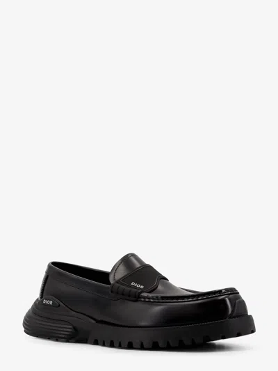 Dior Man Loafers Black Size 9 Leather