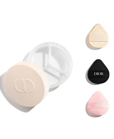 Dior Complimentary  Beauty Gift With Any $100  Makeup Or Skin Care Purchase. In  Powder Puffs,x3