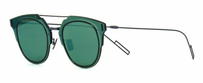 Pre-owned Dior Composit1.0 0a2j/af Sunglasses Shiny Blue / Green Mirror Lens
