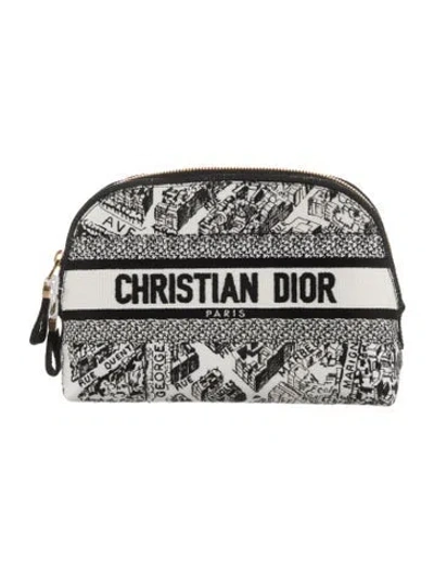 Pre-owned Dior Cosmetic Bag In Black