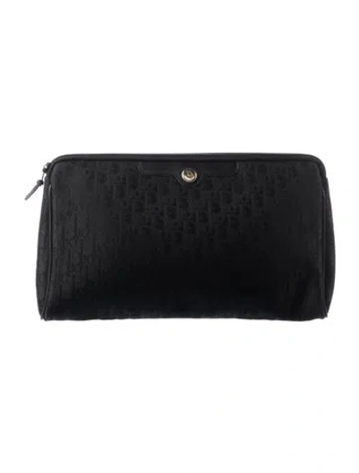 Pre-owned Dior Cosmetic Bag In Black
